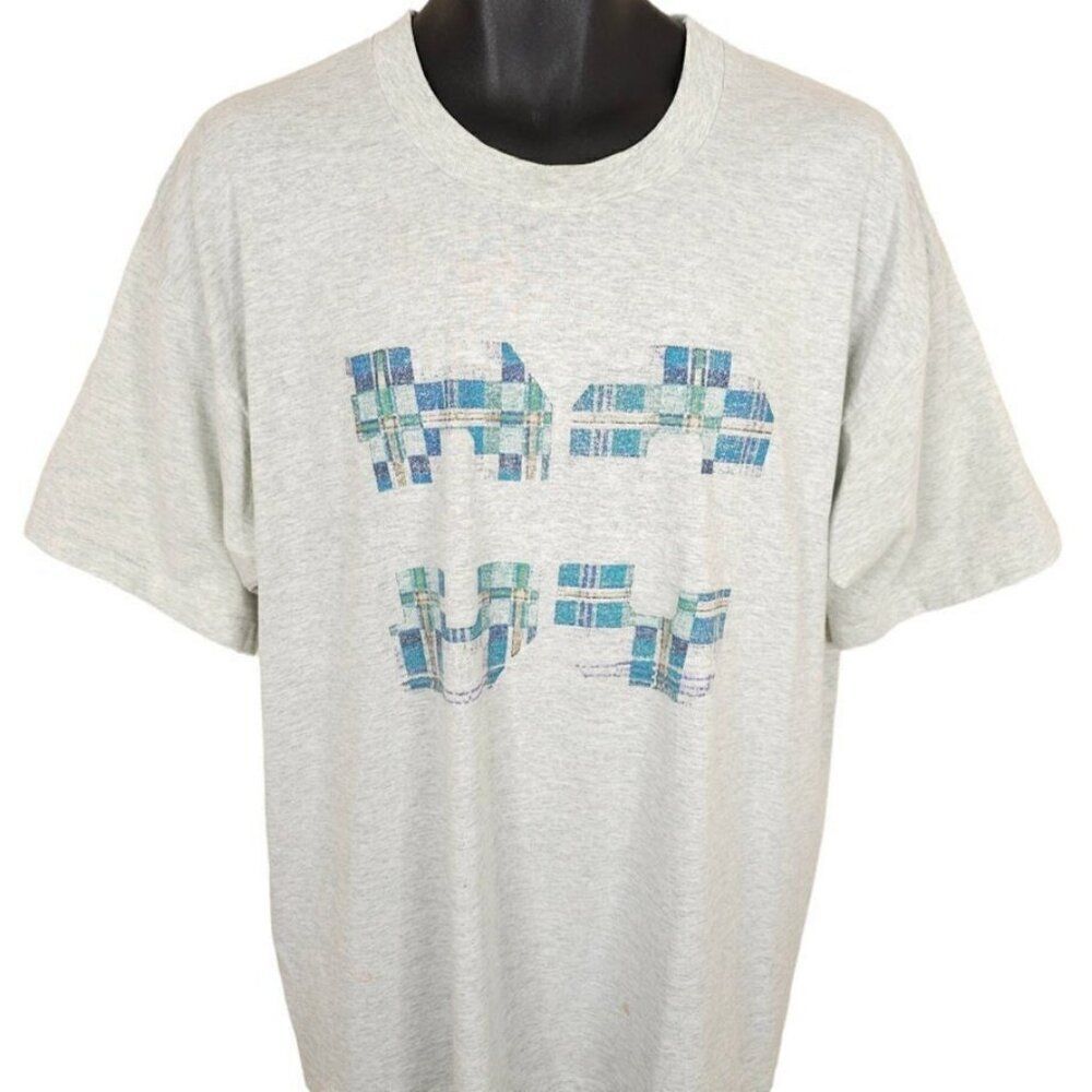 Vintage Washington DC T Shirt Mens Size XL Gray 90s Travel Destination Souvenir